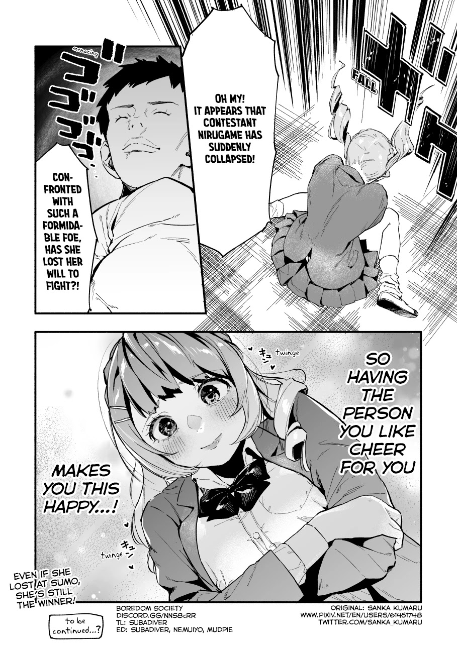 Nirugame-chan With the Huge Ass and Usami-kun Chapter 36 page 3 - Chapter 36: A Story of a Girl With a Huge Ass Who Loses in the Final