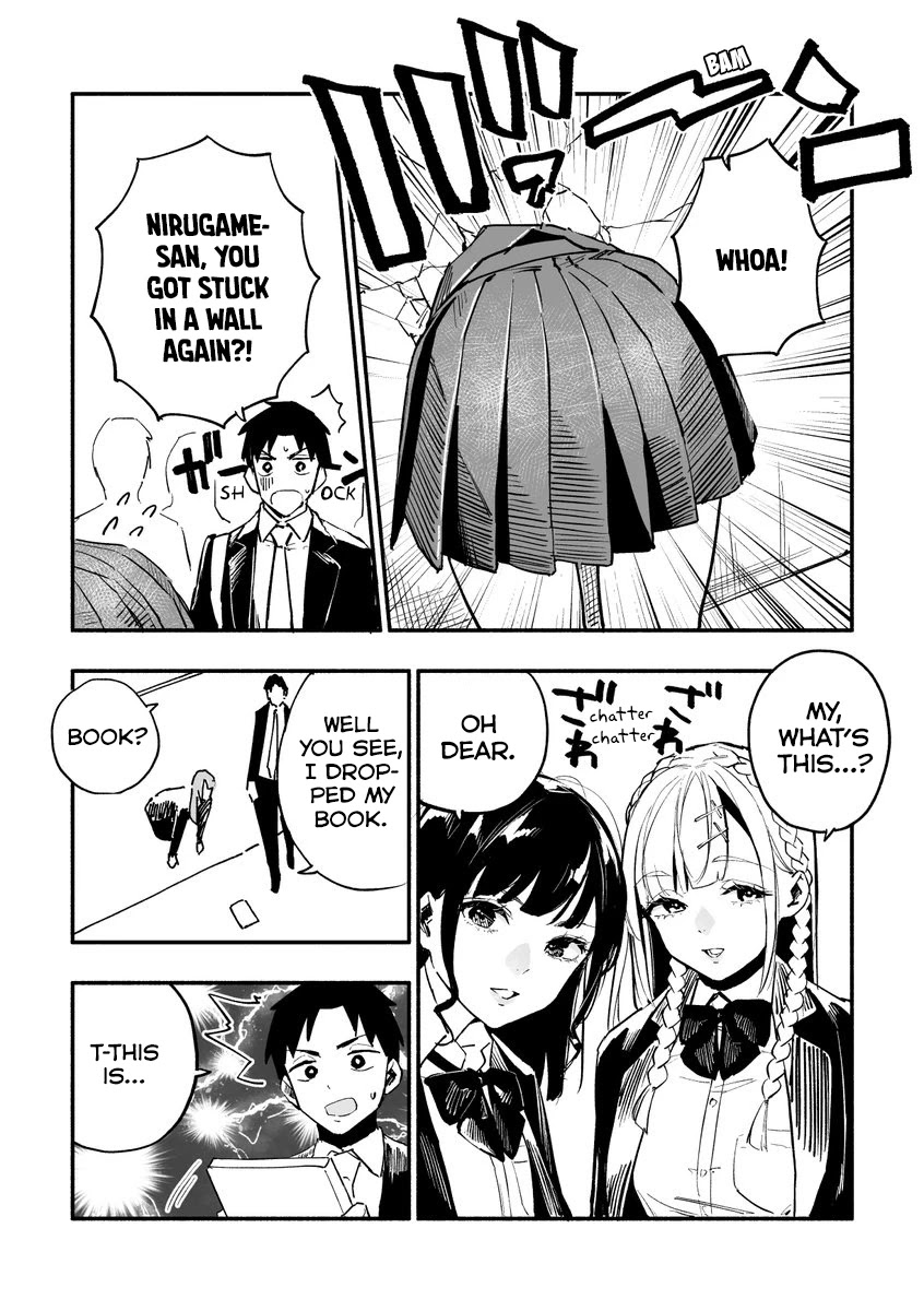 Nirugame-chan With the Huge Ass and Usami-kun Chapter 38 page 1 - Chapter 38: A Story of a Girl With a Huge Ass Whose Surprise Is Ruined