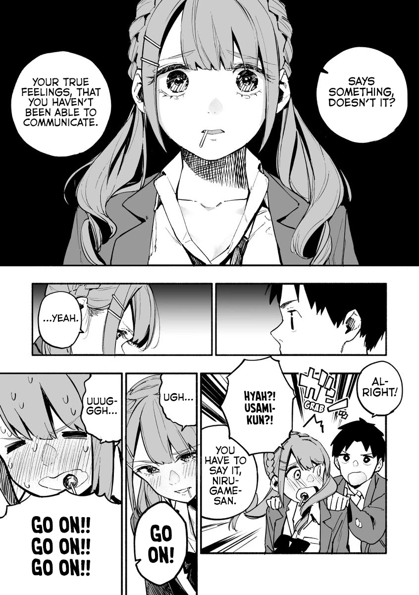 Nirugame-chan With the Huge Ass and Usami-kun Chapter 40 page 3 - Chapter 40: A Story of a Girl With a Huge Ass Who Runs Amok (Tankobon Celebration)