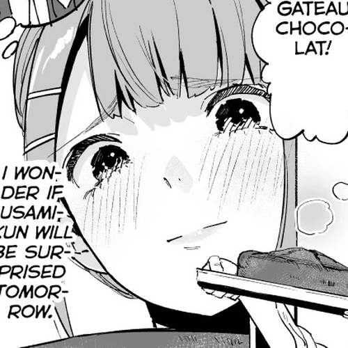 Nirugame-chan With the Huge Ass and Usami-kun Chapter 41: A Girl With A Huge Ass' Night Before Valentine's Day cover
