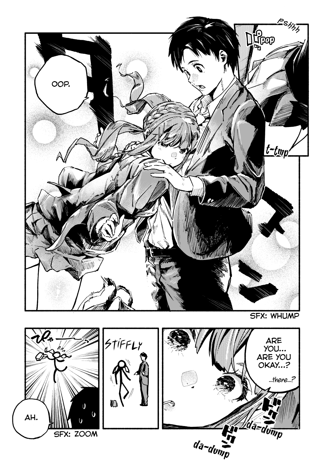 Nirugame-chan With the Huge Ass and Usami-kun Chapter 5 page 3 - Chapter 5: A Story of a Girl With a Huge Ass Failing to Get On a Train