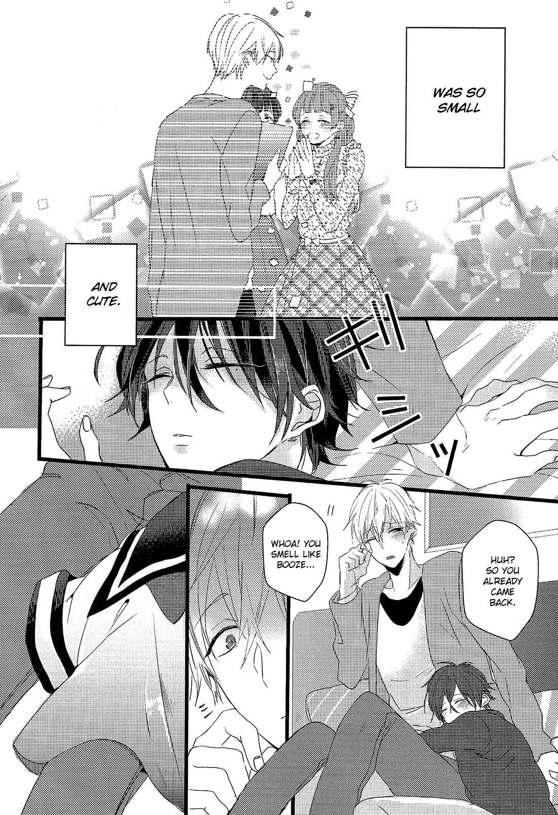 Nise x Koi Boyfriend Chapter 2.6 page 12 - Vol.2 Chapter 6: Yowamushi Kareshi to Kuroi Neko [End]