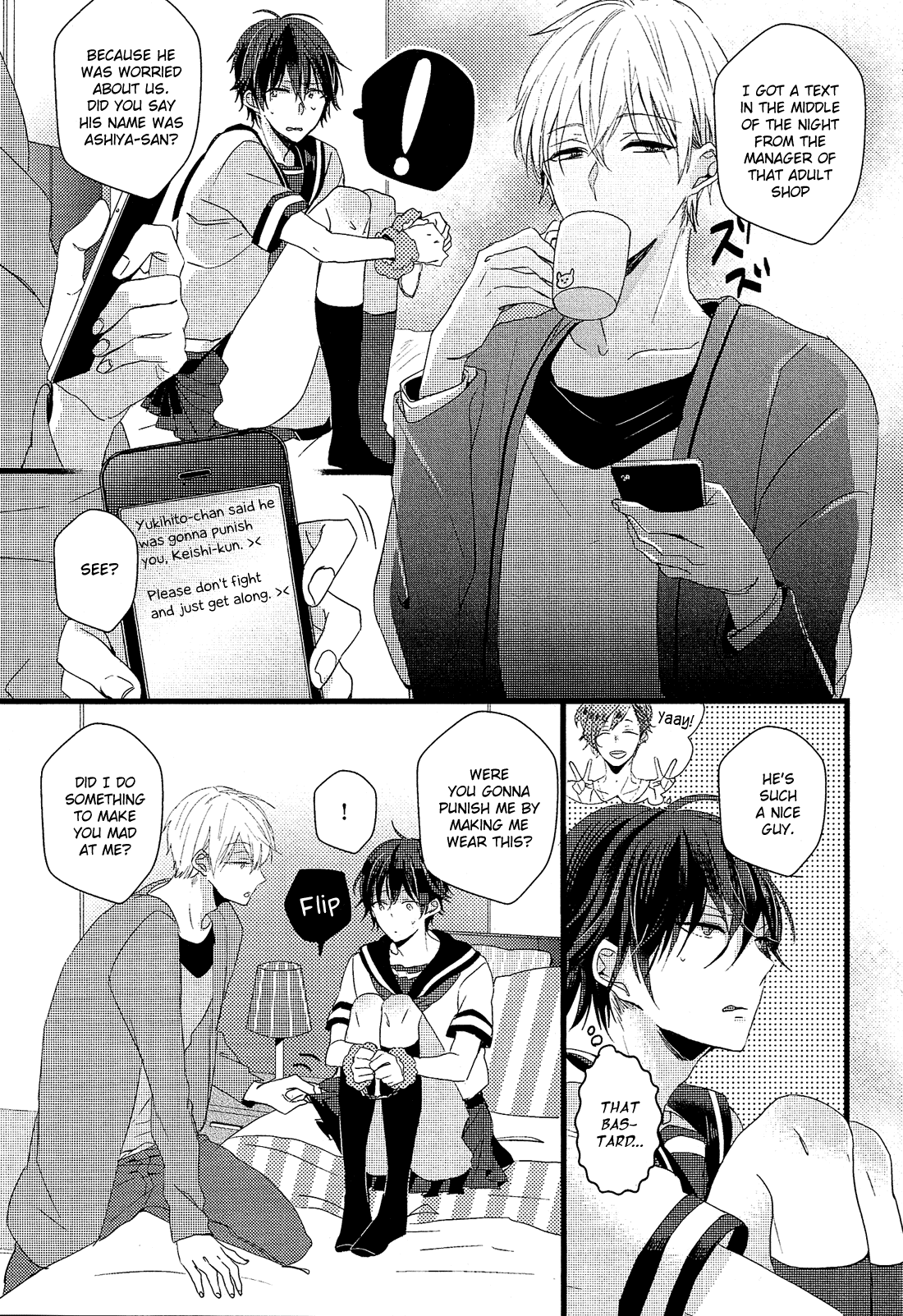 Nise x Koi Boyfriend Chapter 2.6 page 15 - Vol.2 Chapter 6: Yowamushi Kareshi to Kuroi Neko [End]