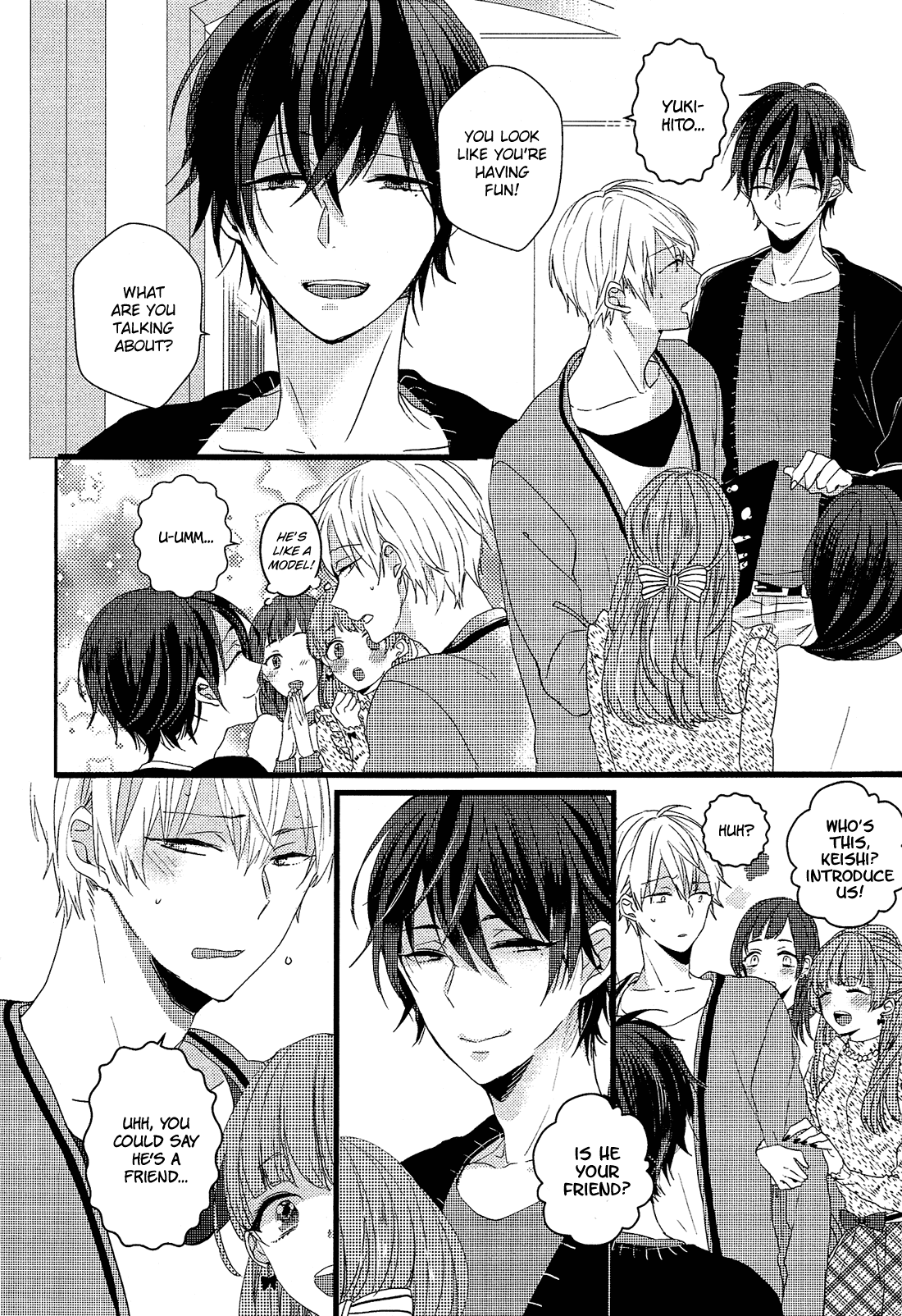 Nise x Koi Boyfriend Chapter 2.6 page 4 - Vol.2 Chapter 6: Yowamushi Kareshi to Kuroi Neko [End]