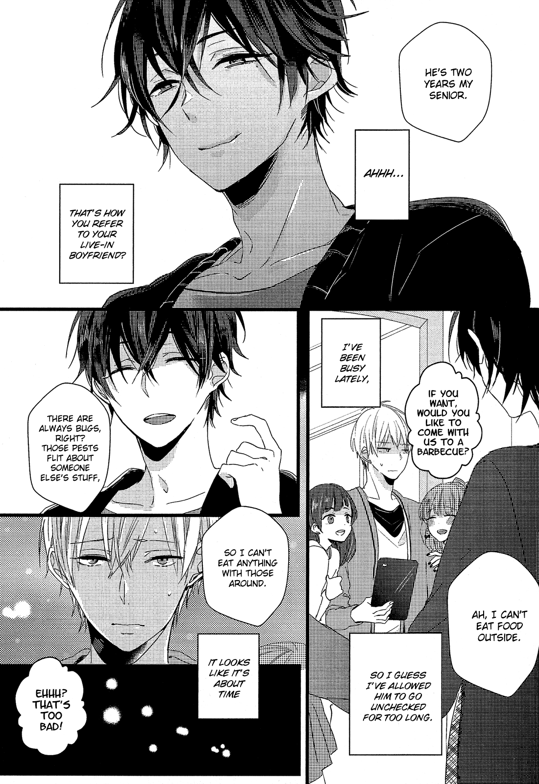 Nise x Koi Boyfriend Chapter 2.6 page 5 - Vol.2 Chapter 6: Yowamushi Kareshi to Kuroi Neko [End]