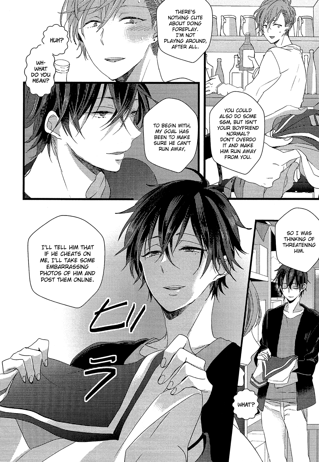 Nise x Koi Boyfriend Chapter 2.6 page 8 - Vol.2 Chapter 6: Yowamushi Kareshi to Kuroi Neko [End]
