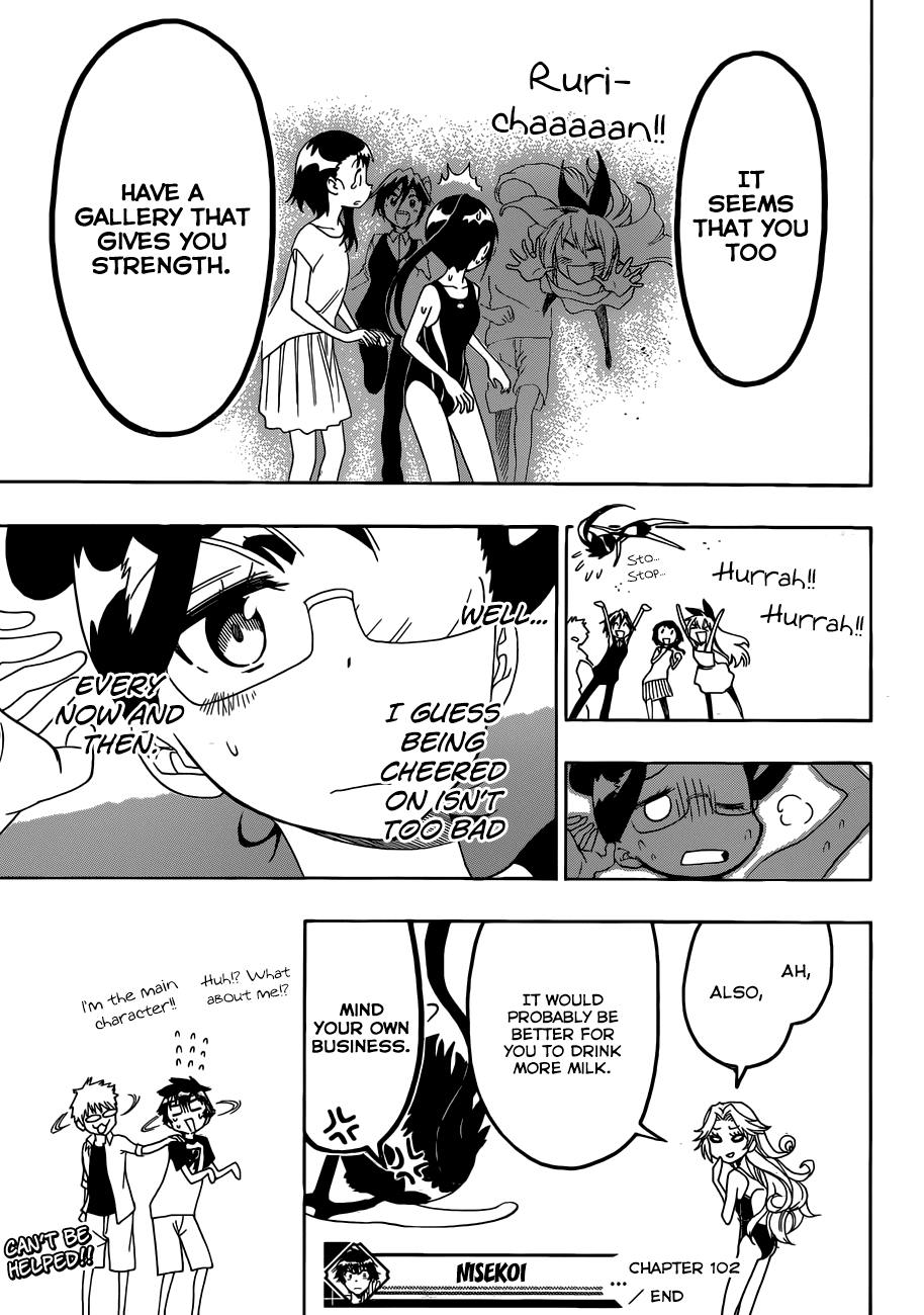 Nisekoi Chapter 102 page 20 - Chapter 102: Cheer
