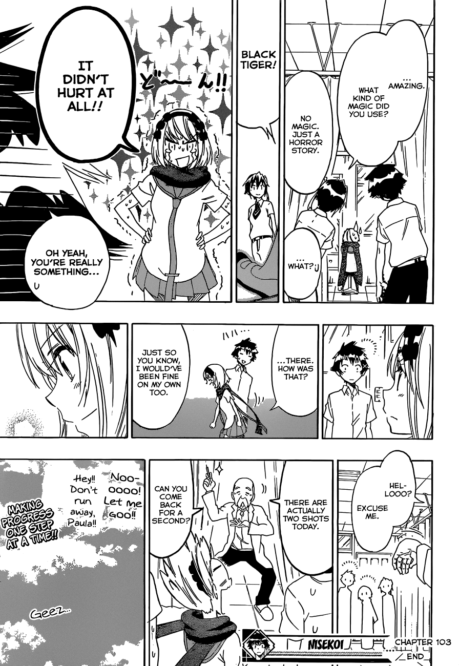 Nisekoi Chapter 103 page 20 - Chapter 103: Overcome