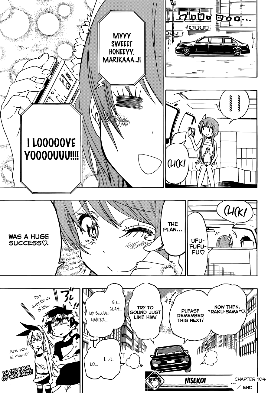 Nisekoi Chapter 104 page 20 - Chapter 104: Raku-sama