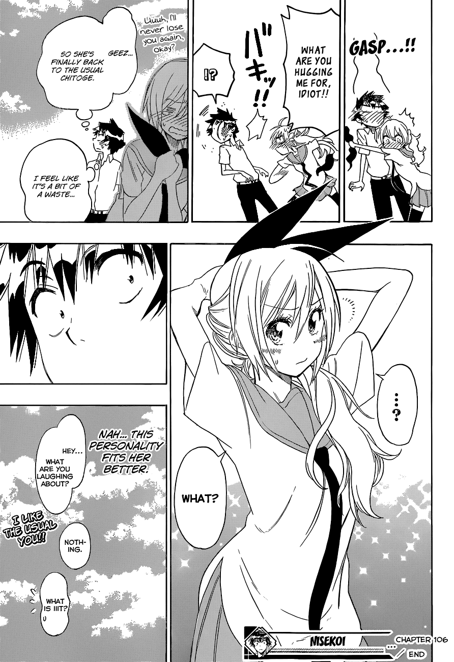 Nisekoi Chapter 106 page 20 - Chapter 106: Investigation