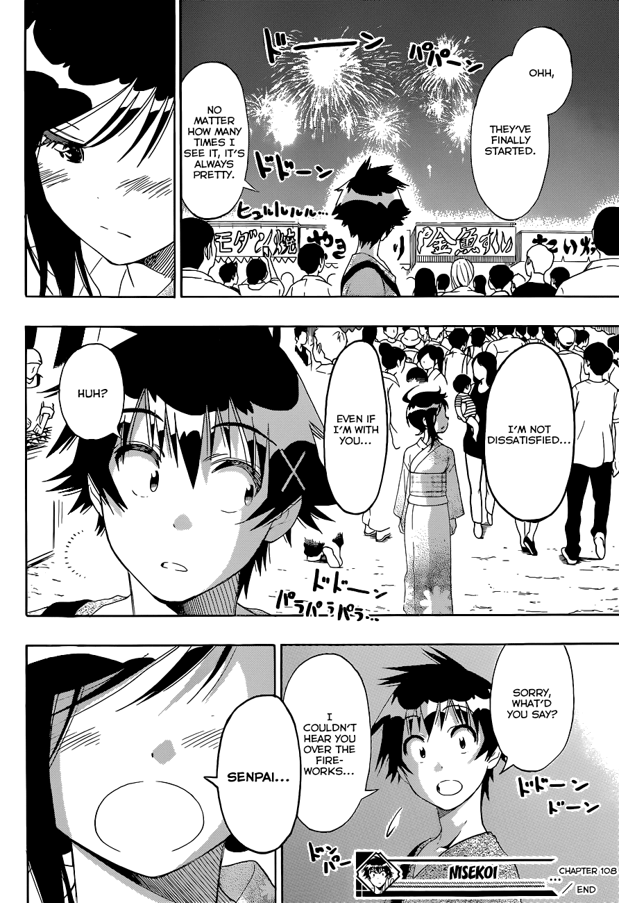 Nisekoi Chapter 108 page 19 - Chapter 108: Question