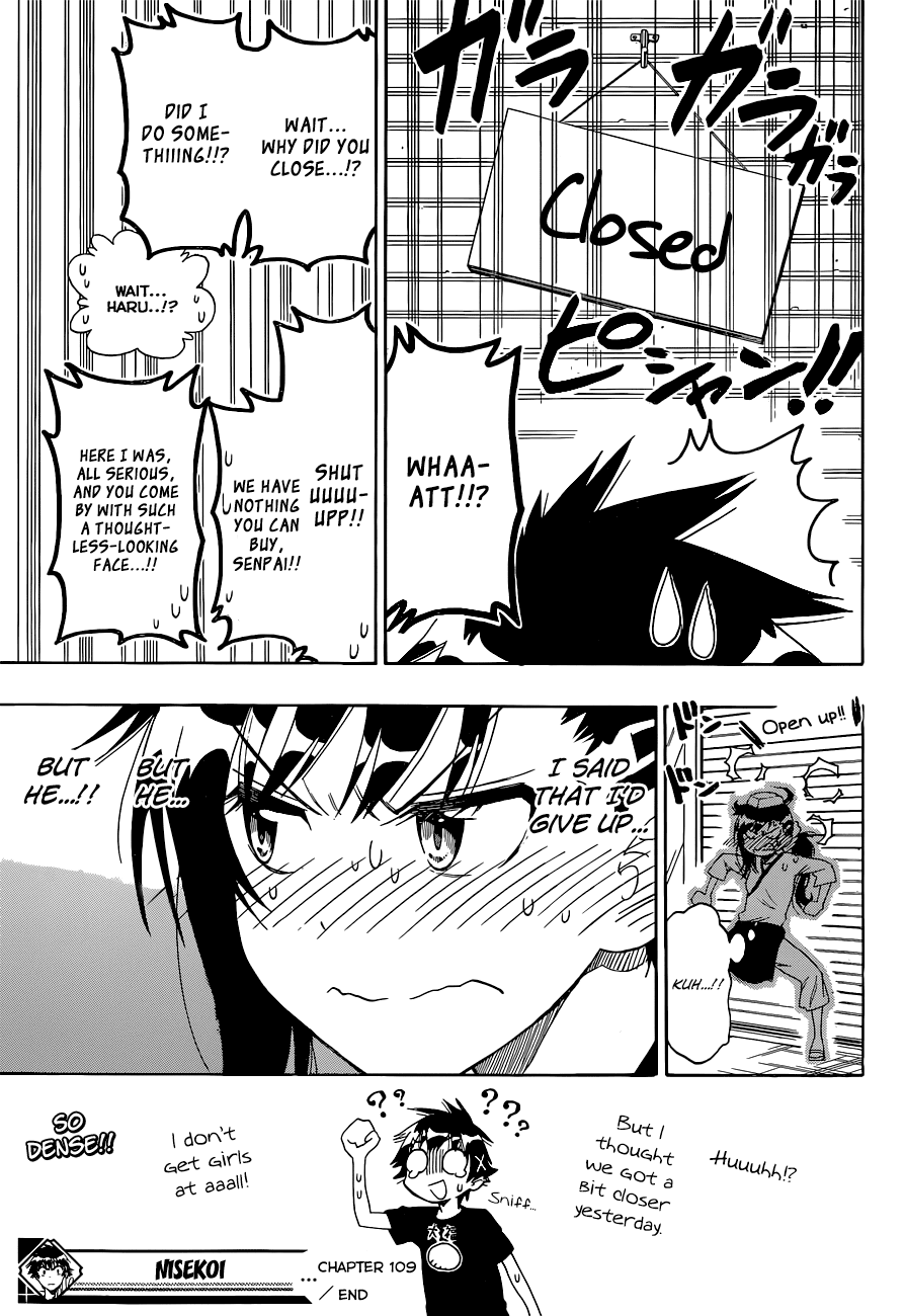 Nisekoi Chapter 109 page 23 - Chapter 109: Awkward