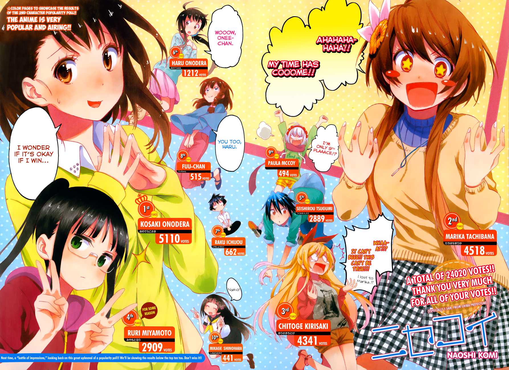 Nisekoi Chapter 109 page 3 - Chapter 109: Awkward