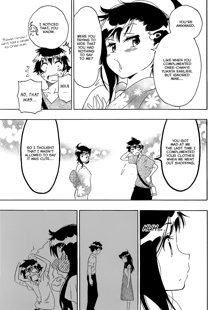 Nisekoi Chapter 109 page 7 - Chapter 109: Awkward
