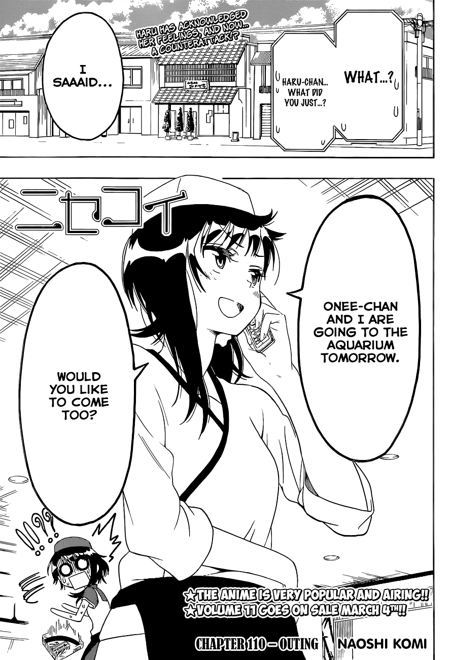 Nisekoi Chapter 110 page 2 - Chapter 110: Outing