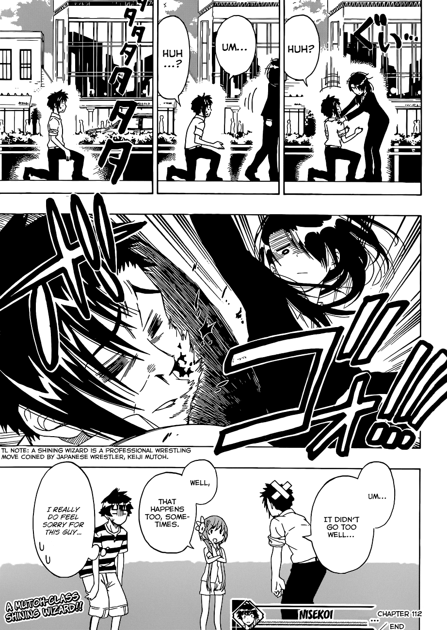 Nisekoi Chapter 112 page 20 - Chapter 112: Step