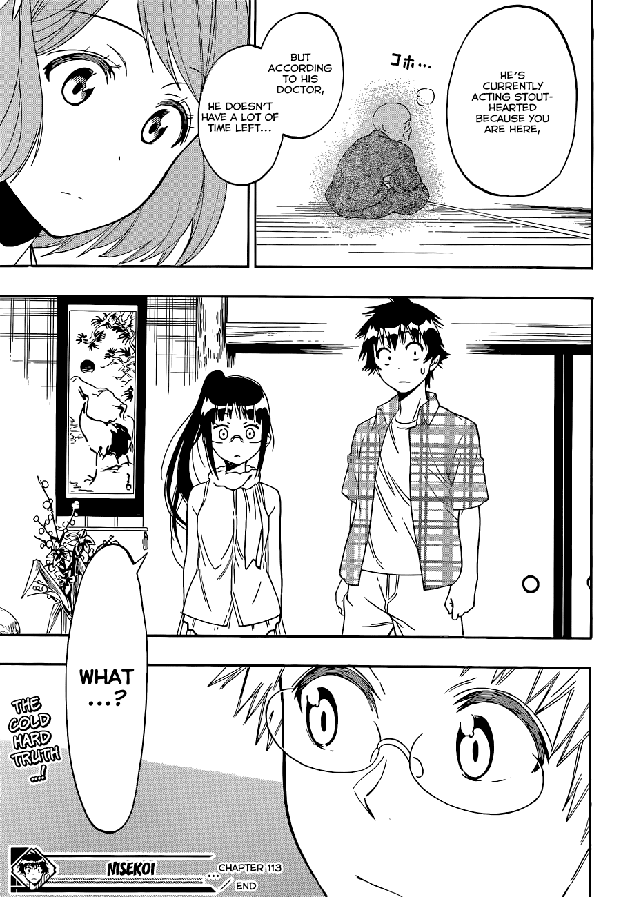 Nisekoi Chapter 113 page 22 - Chapter 113: Great Grandfather
