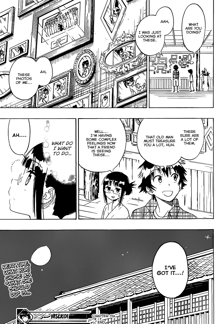 Nisekoi Chapter 114 page 20 - Chapter 114: Relief
