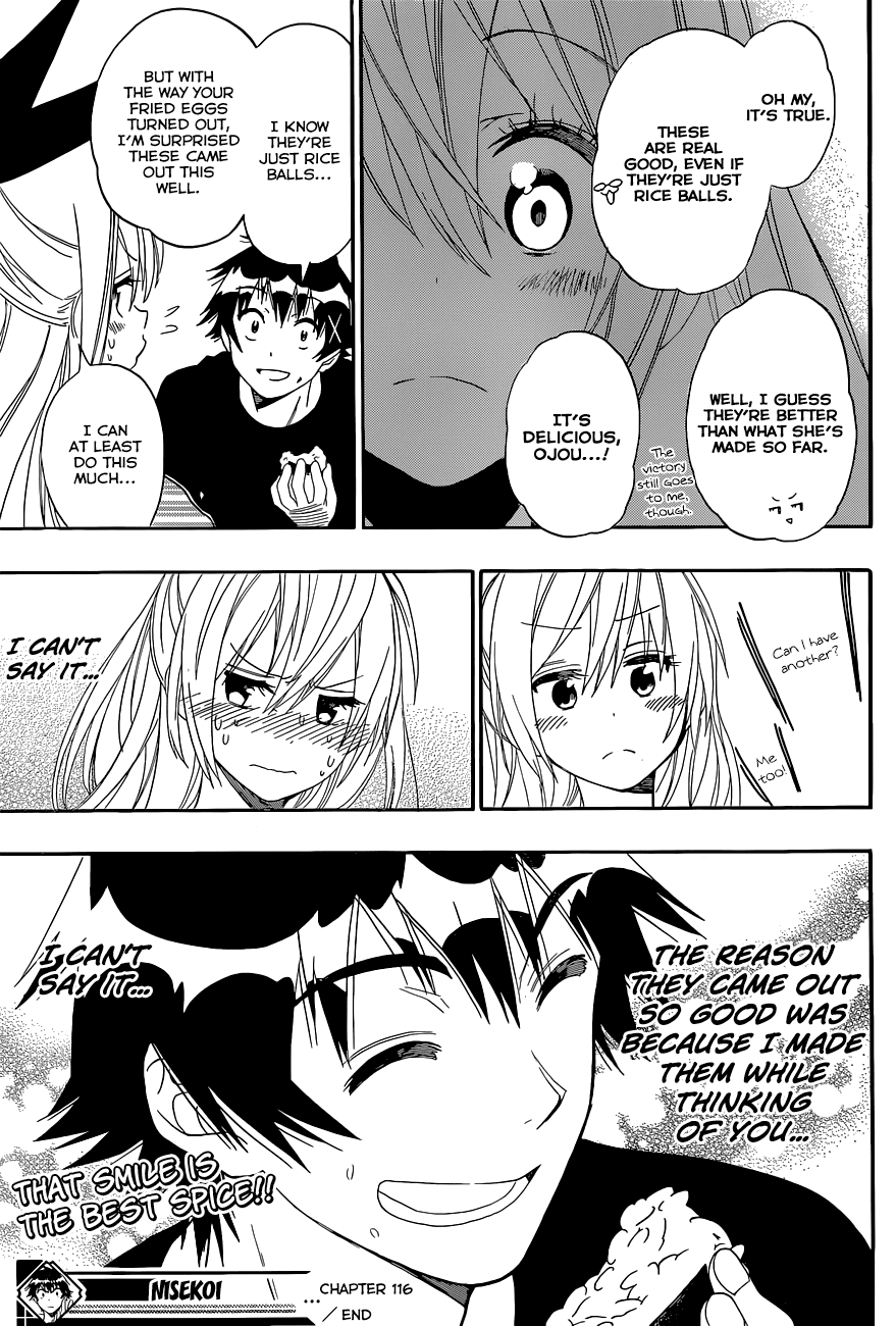 Nisekoi Chapter 116 page 20 - Chapter 116: Box Lunch