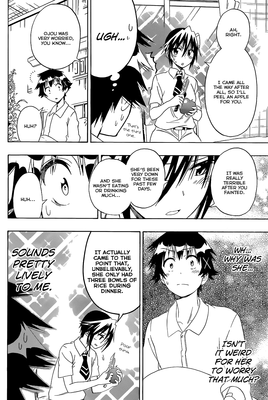 Nisekoi Chapter 117 page 13 - Chapter 117: Stomach Pain