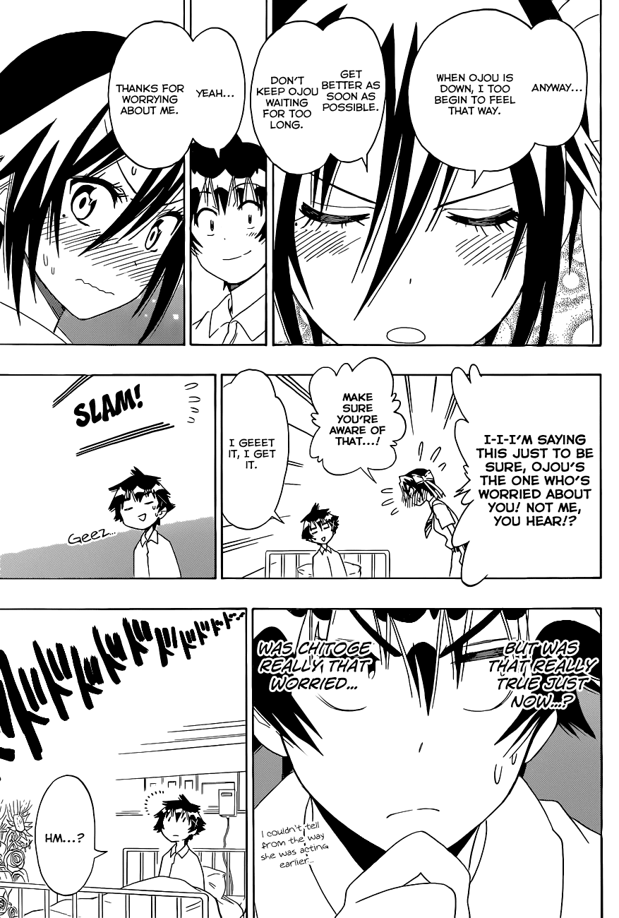 Nisekoi Chapter 117 page 14 - Chapter 117: Stomach Pain