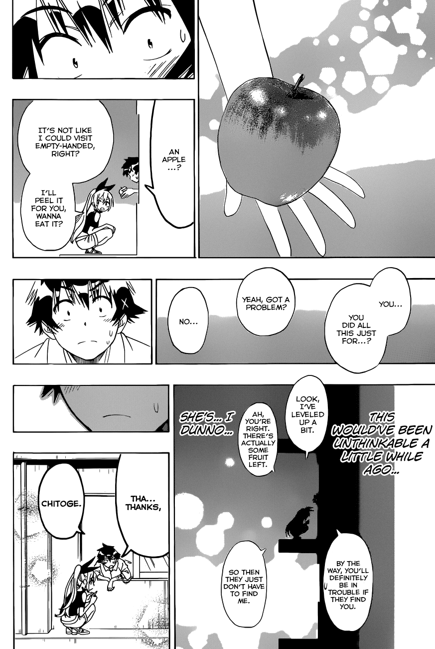 Nisekoi Chapter 117 page 19 - Chapter 117: Stomach Pain