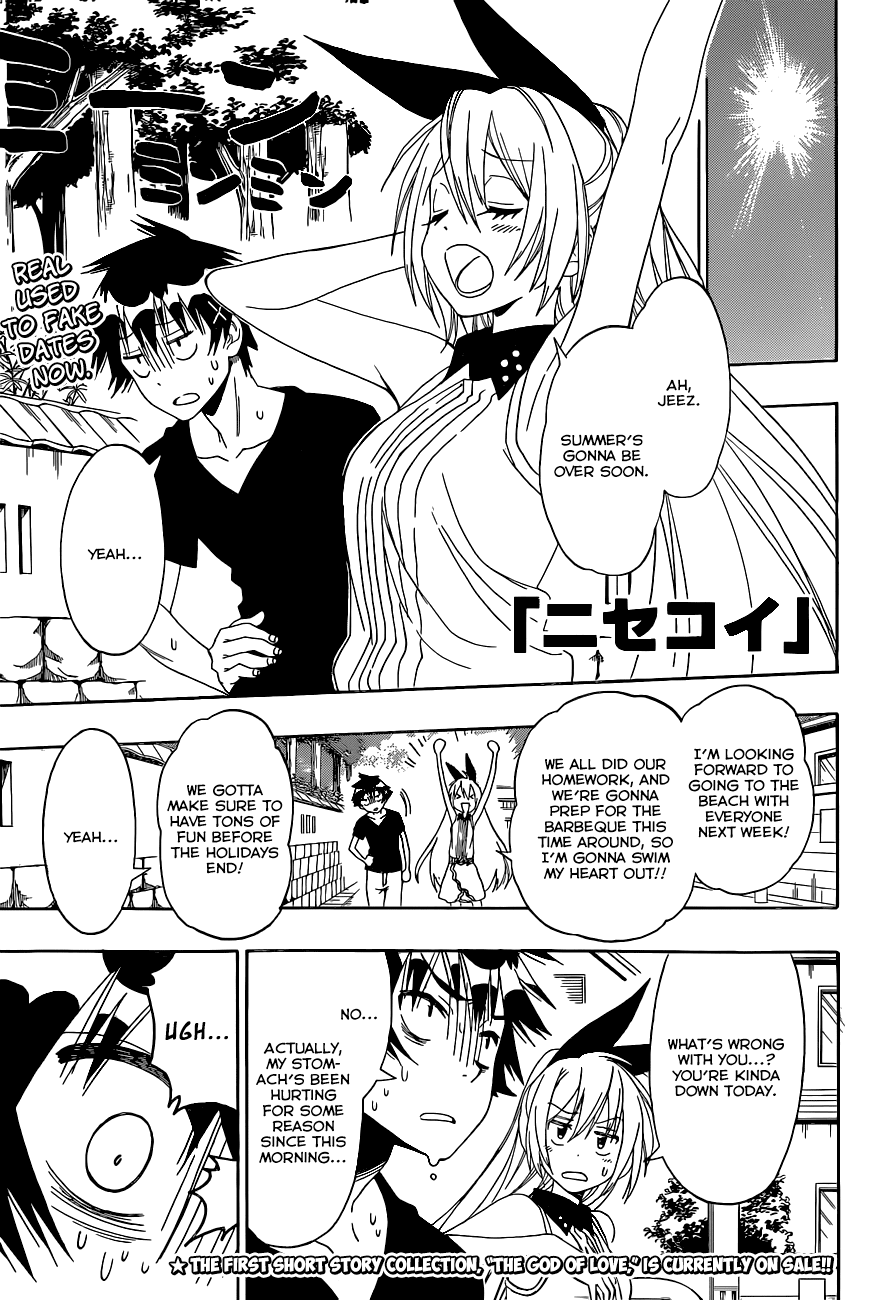 Nisekoi Chapter 117 page 2 - Chapter 117: Stomach Pain