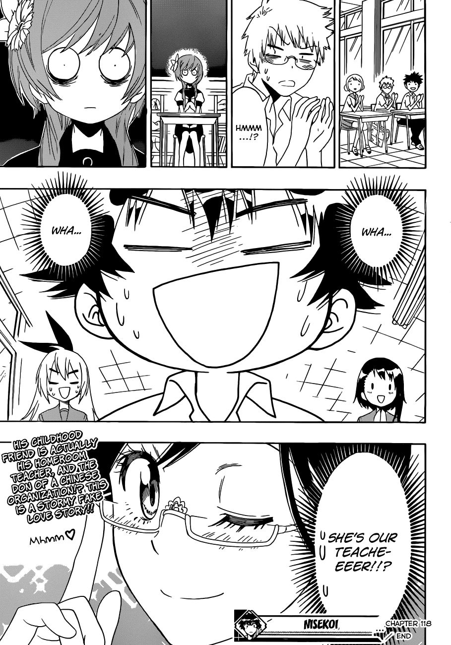 Nisekoi Chapter 118 page 22 - Chapter 118: Nee-san
