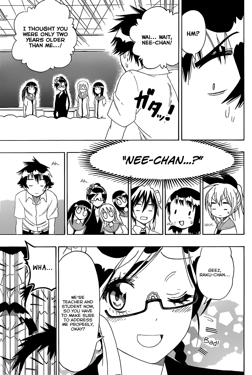 Nisekoi Chapter 119 page 4 - Chapter 119: Teacher