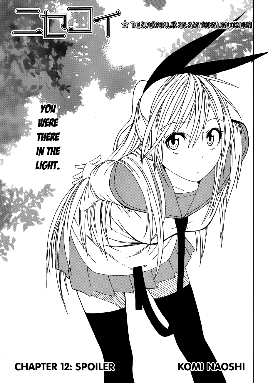 Nisekoi Chapter 12 page 2 - Chapter 12: Spoiler