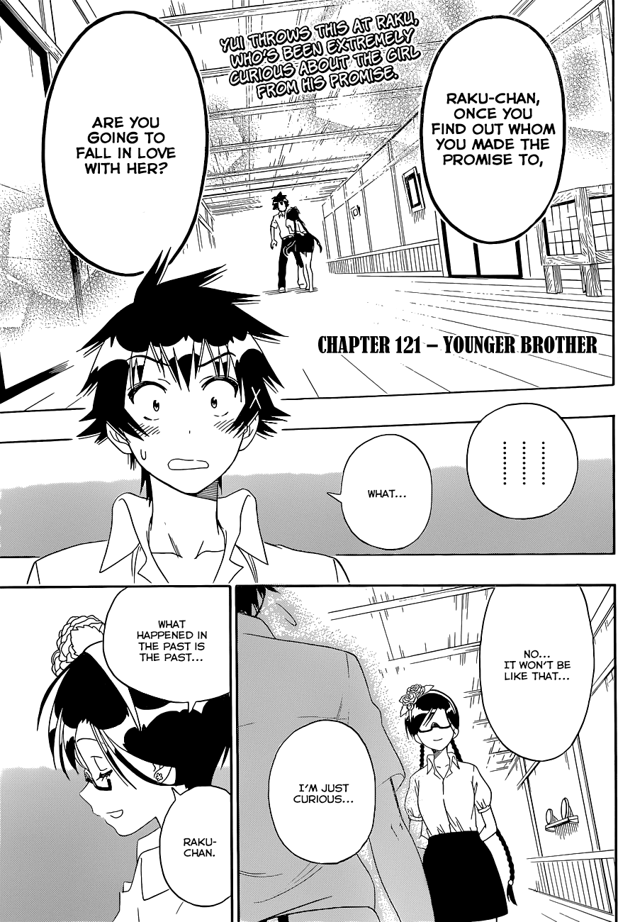 Nisekoi Chapter 121 page 5 - Chapter 121: Younger Brother