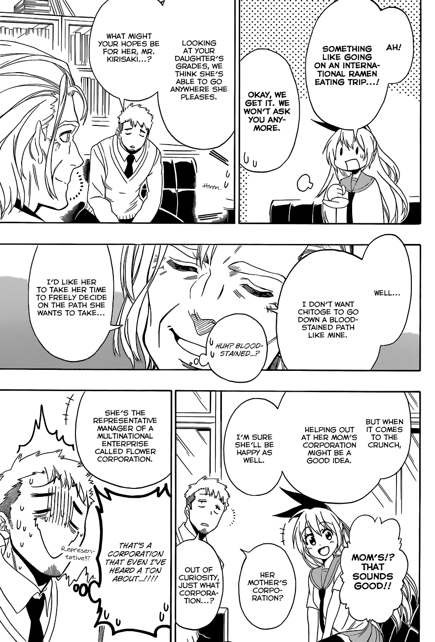 Nisekoi Chapter 122 page 15 - Chapter 122: Interview