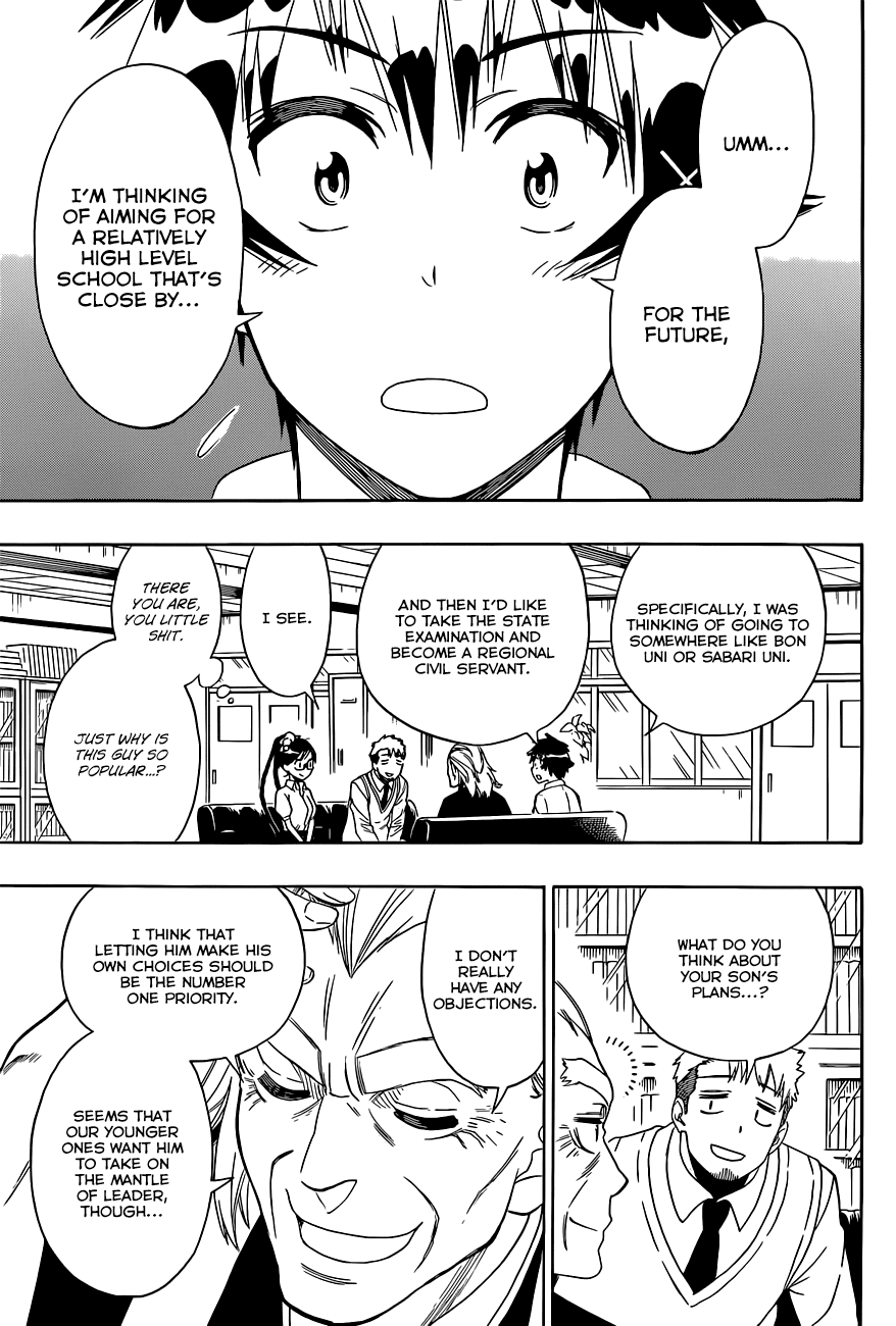 Nisekoi Chapter 122 page 17 - Chapter 122: Interview