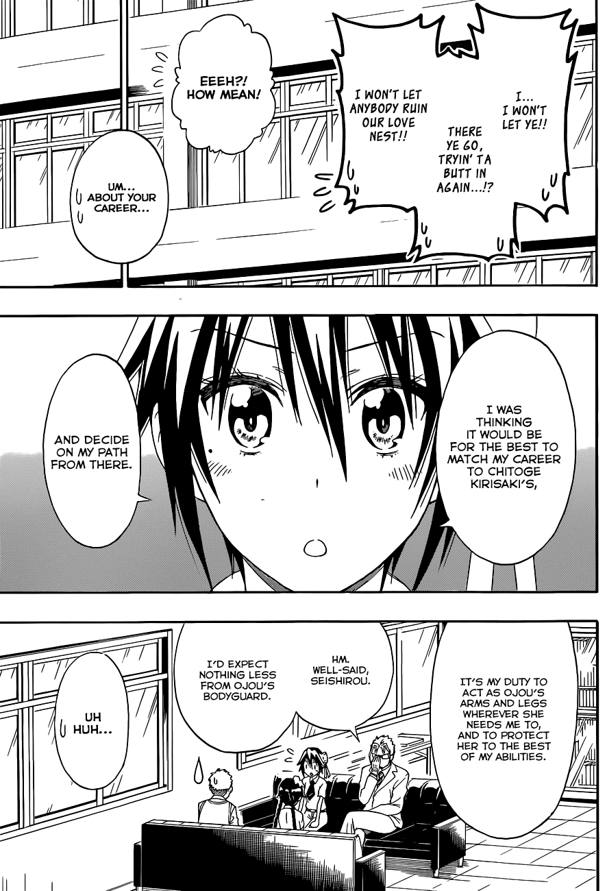 Nisekoi Chapter 122 page 9 - Chapter 122: Interview