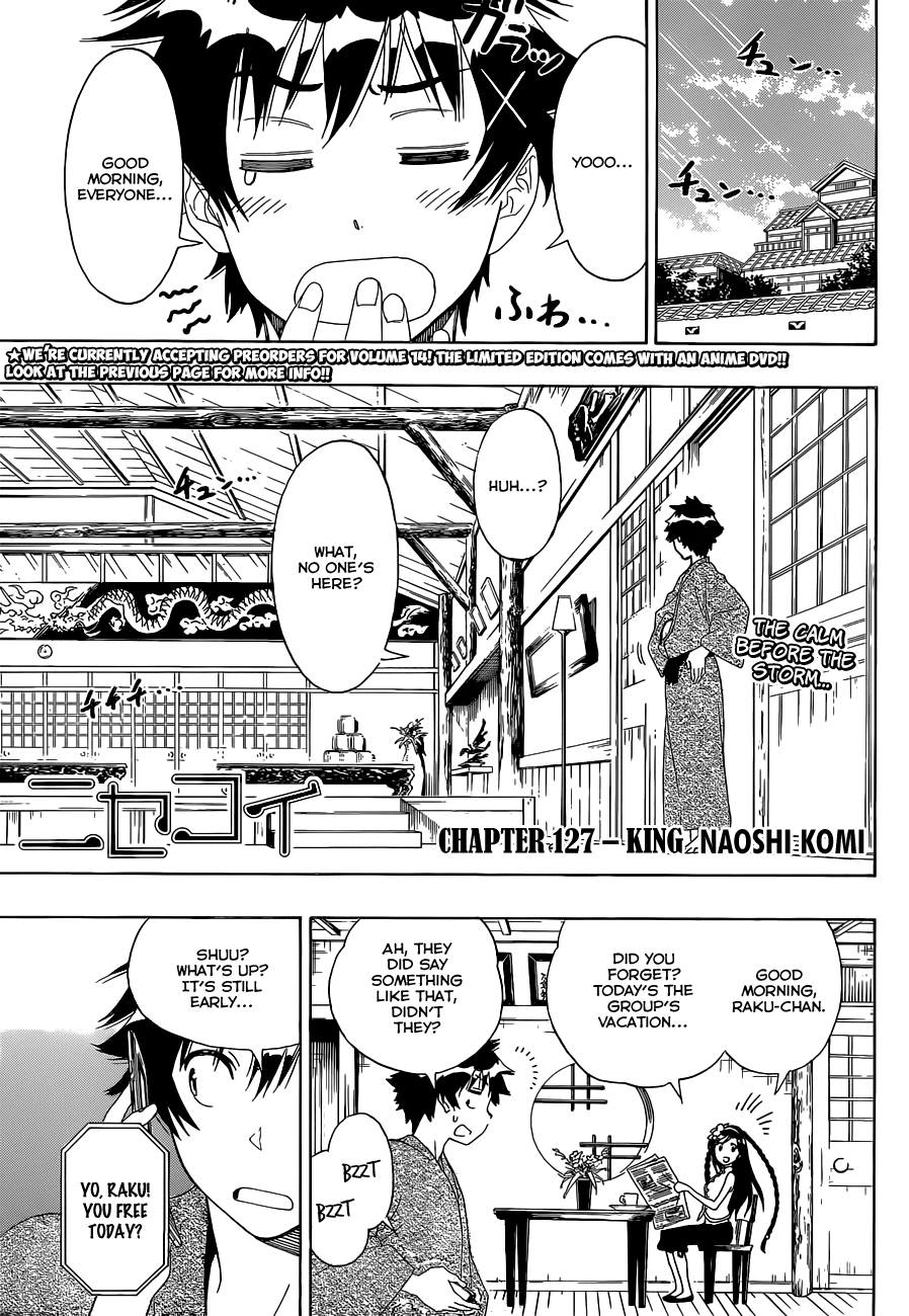 Nisekoi Chapter 127 page 2 - Chapter 127: King