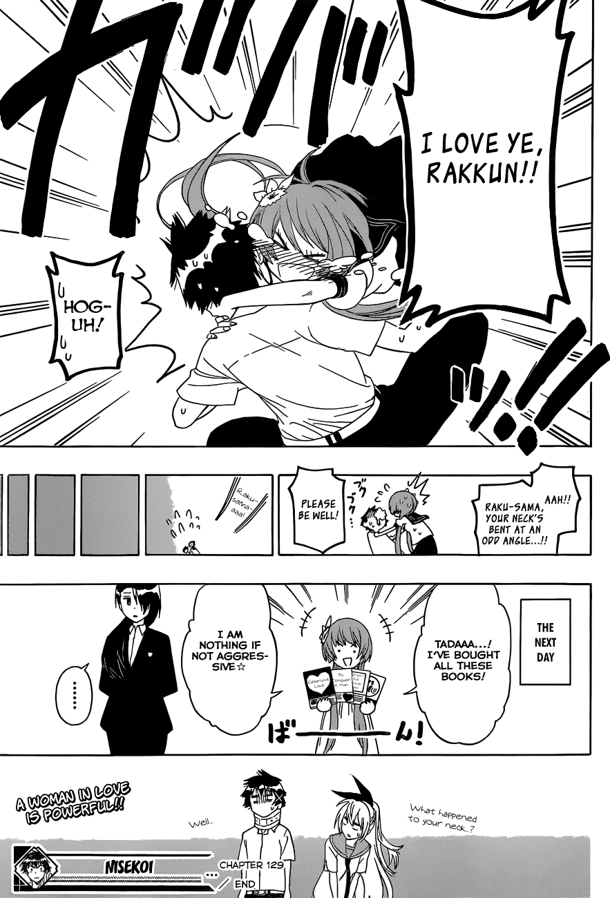 Nisekoi Chapter 129 page 20 - Chapter 129: Cold