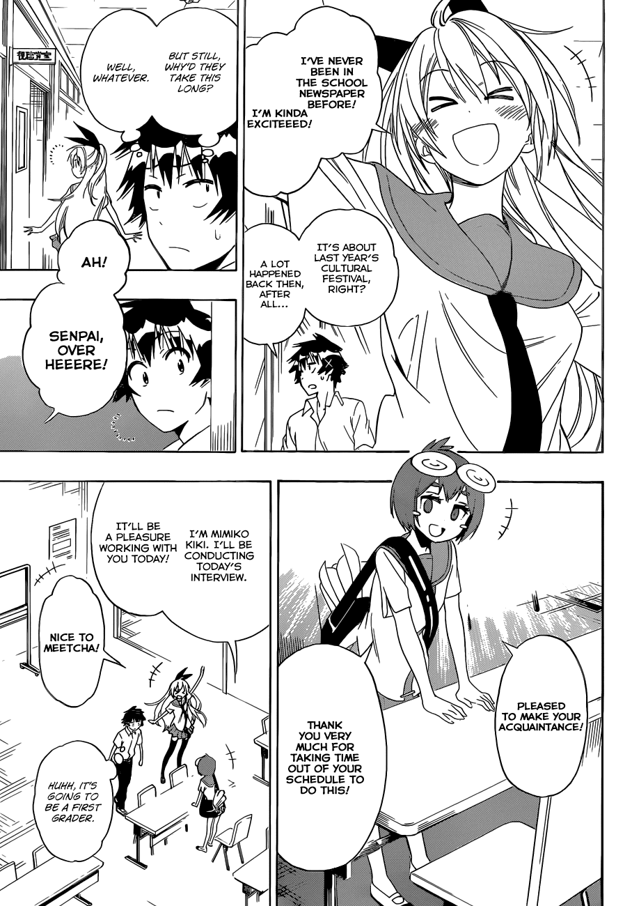 Nisekoi Chapter 130 page 4 - Chapter 130: Interview