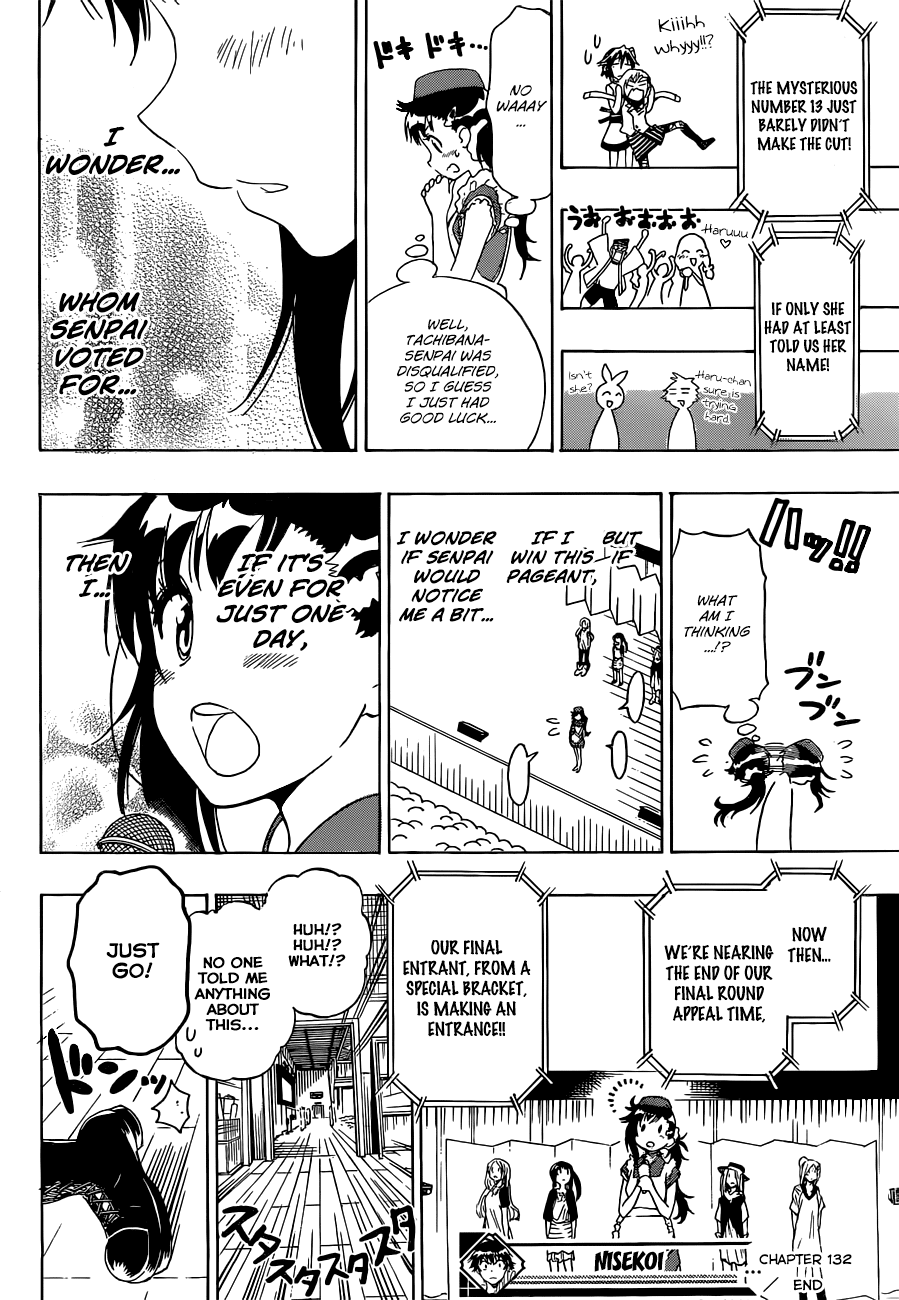 Nisekoi Chapter 132 page 21 - Chapter 132: Beauty Pagent