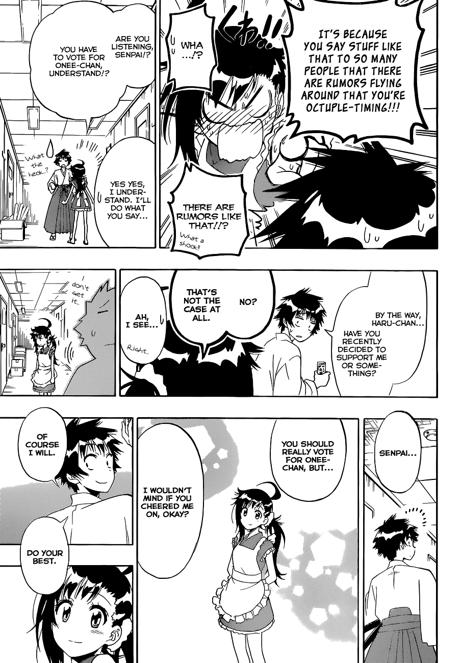 Nisekoi Chapter 133 page 14 - Chapter 133: One on One