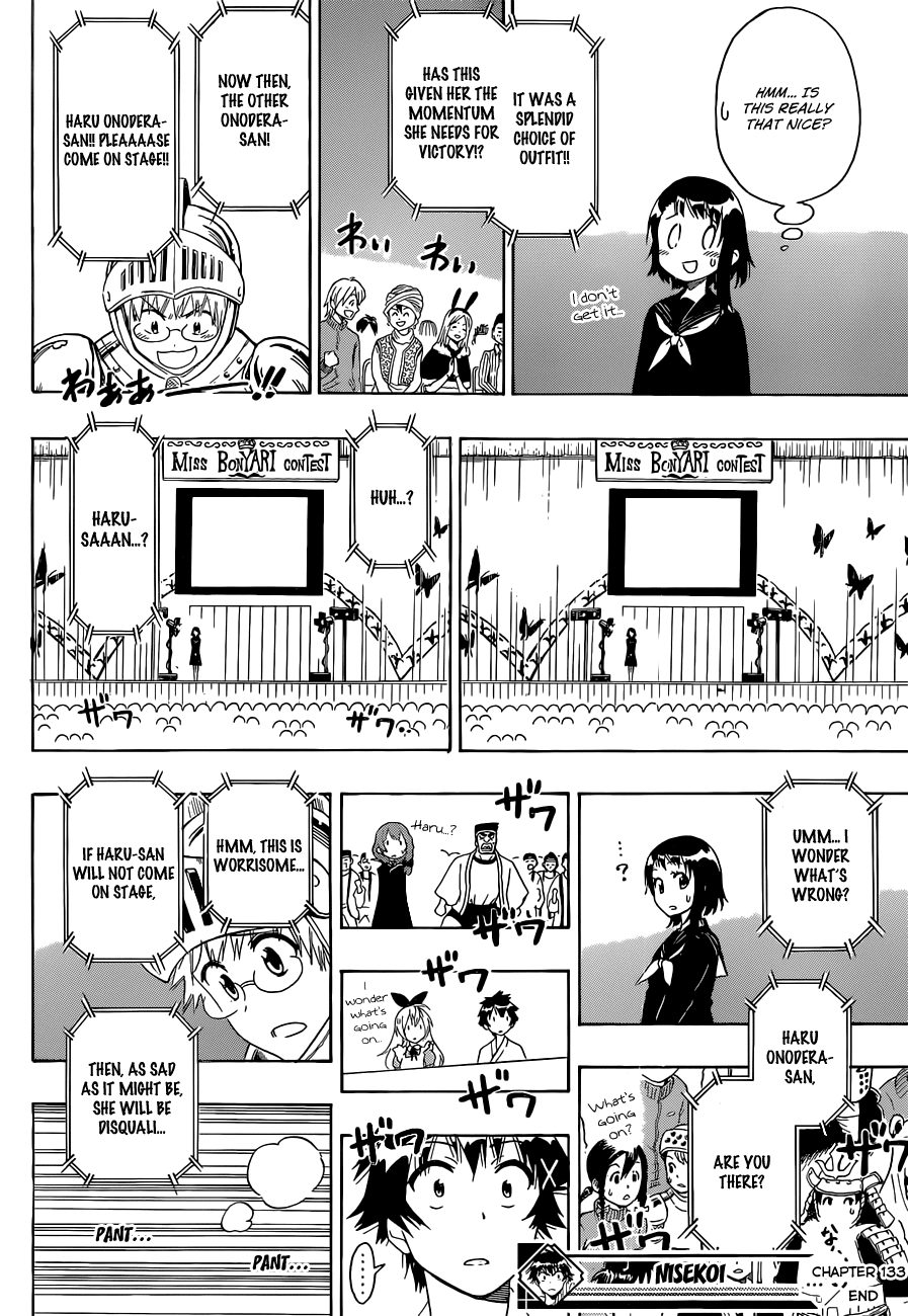 Nisekoi Chapter 133 page 19 - Chapter 133: One on One