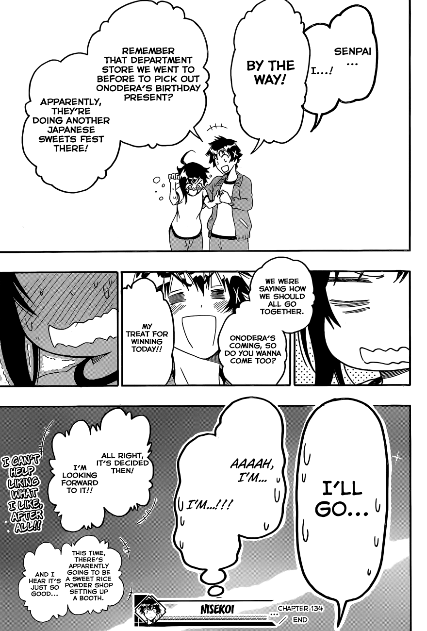 Nisekoi Chapter 134 page 20 - Chapter 134: Choice