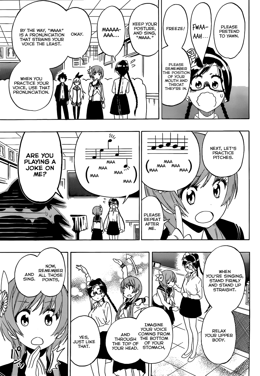 Nisekoi Chapter 135 page 12 - Chapter 135: Singing Voice