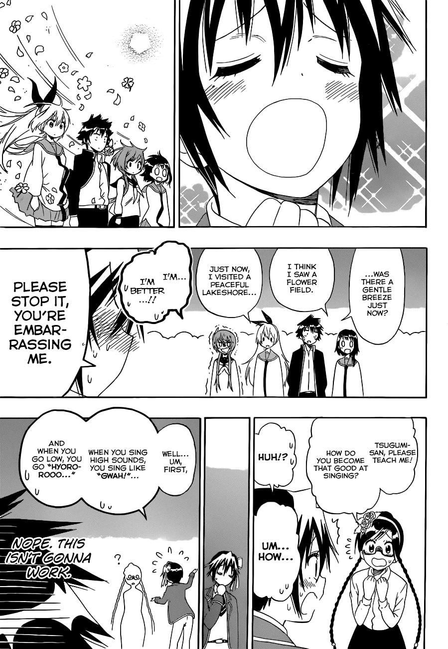 Nisekoi Chapter 135 page 14 - Chapter 135: Singing Voice