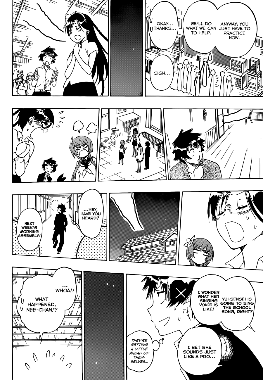 Nisekoi Chapter 135 page 15 - Chapter 135: Singing Voice