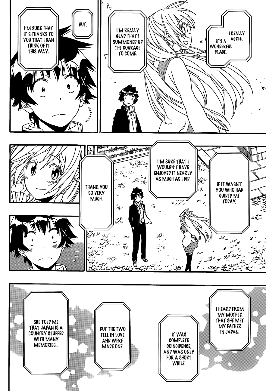 Nisekoi Chapter 137 page 17 - Chapter 137: I'm Glad