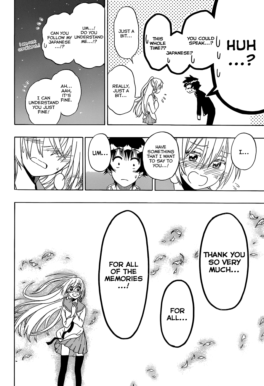 Nisekoi Chapter 138 page 15 - Chapter 138: Great Luck