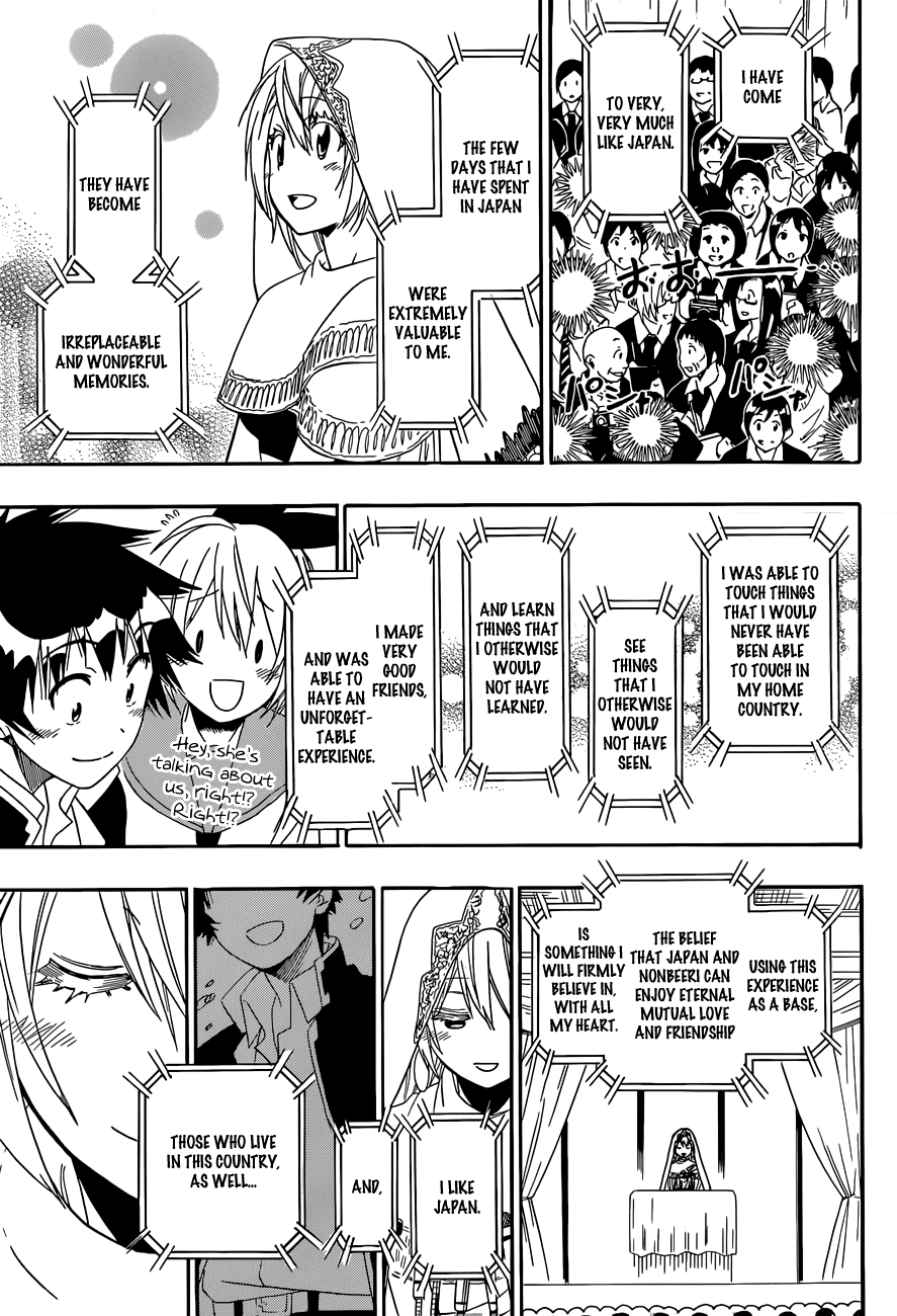 Nisekoi Chapter 139 page 18 - Chapter 139: Speech