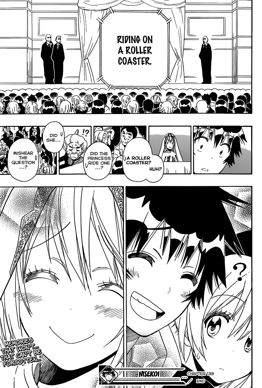 Nisekoi Chapter 139 page 20 - Chapter 139: Speech