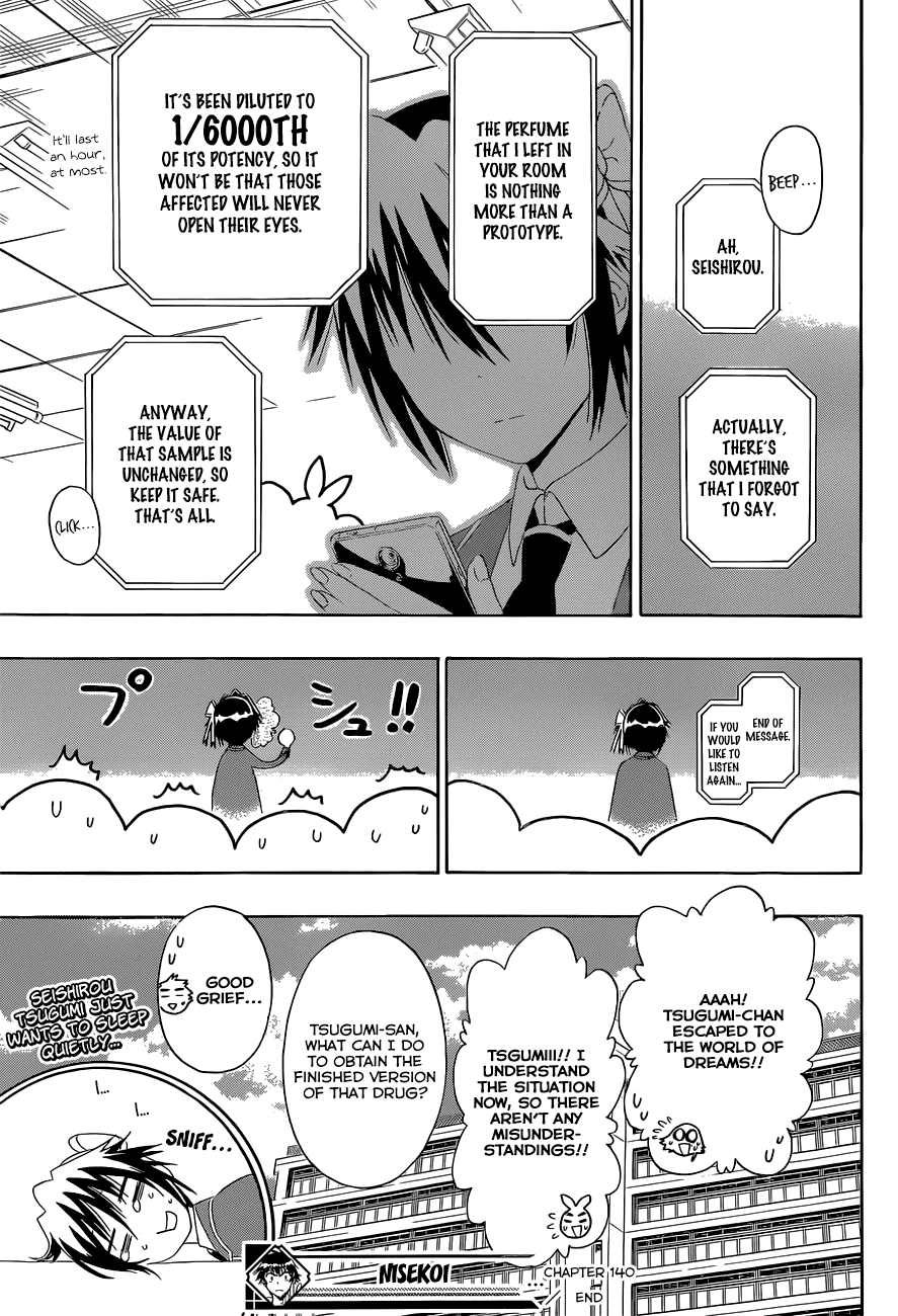 Nisekoi Chapter 140 page 22 - Chapter 140: Slumber