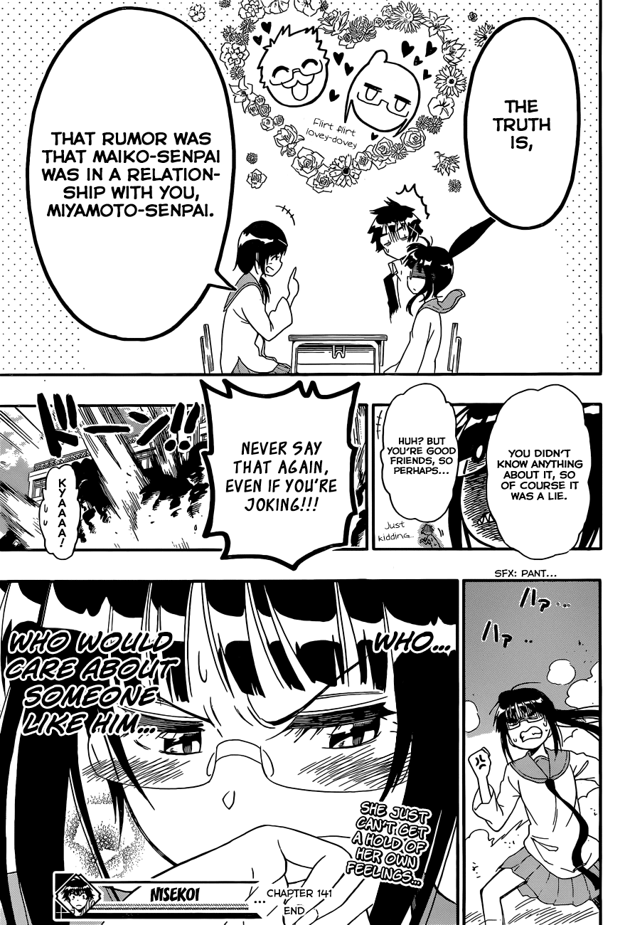 Nisekoi Chapter 141 page 22 - Chapter 141: Sincere
